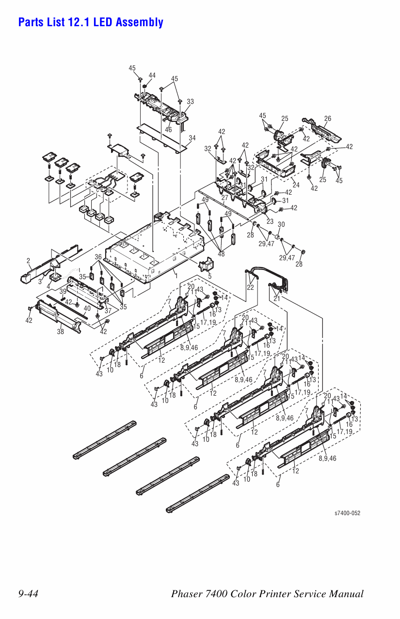 Xerox Phaser 7400 With-Options Parts List and Service Manual-3